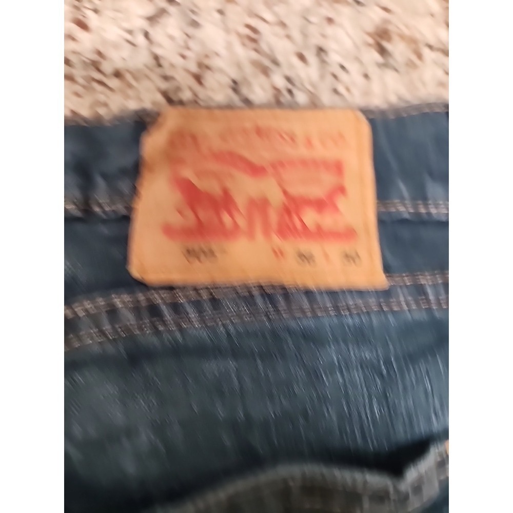 LEVIS 505 REGULAR BLUE JEANS 36x30 - Picture 5 of 8